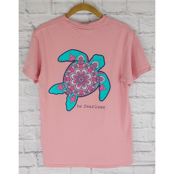 Simply Southern Tops - Simply Southern "Be Fearless" Tee, Size Small